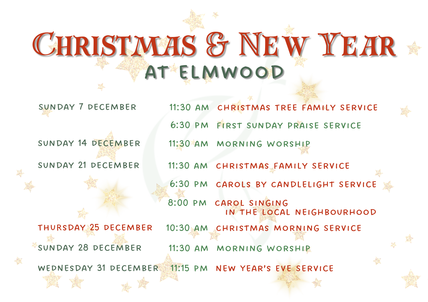 Christmas at Elmwood